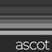 Ascot logo in white with transparent background